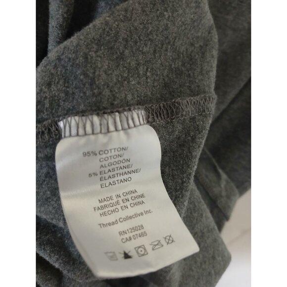 Psycho Bunny Short Sleeve Crewneck T Shirt Mens XL Gray Heather Cotton Pink Logo - Picture 9 of 11